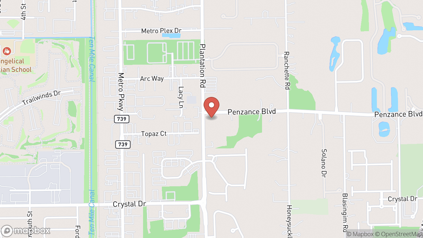 Map showing the location of Beginner Woodworking - Fort Myers, Woodwrights Guild + Master (Ages 12+)