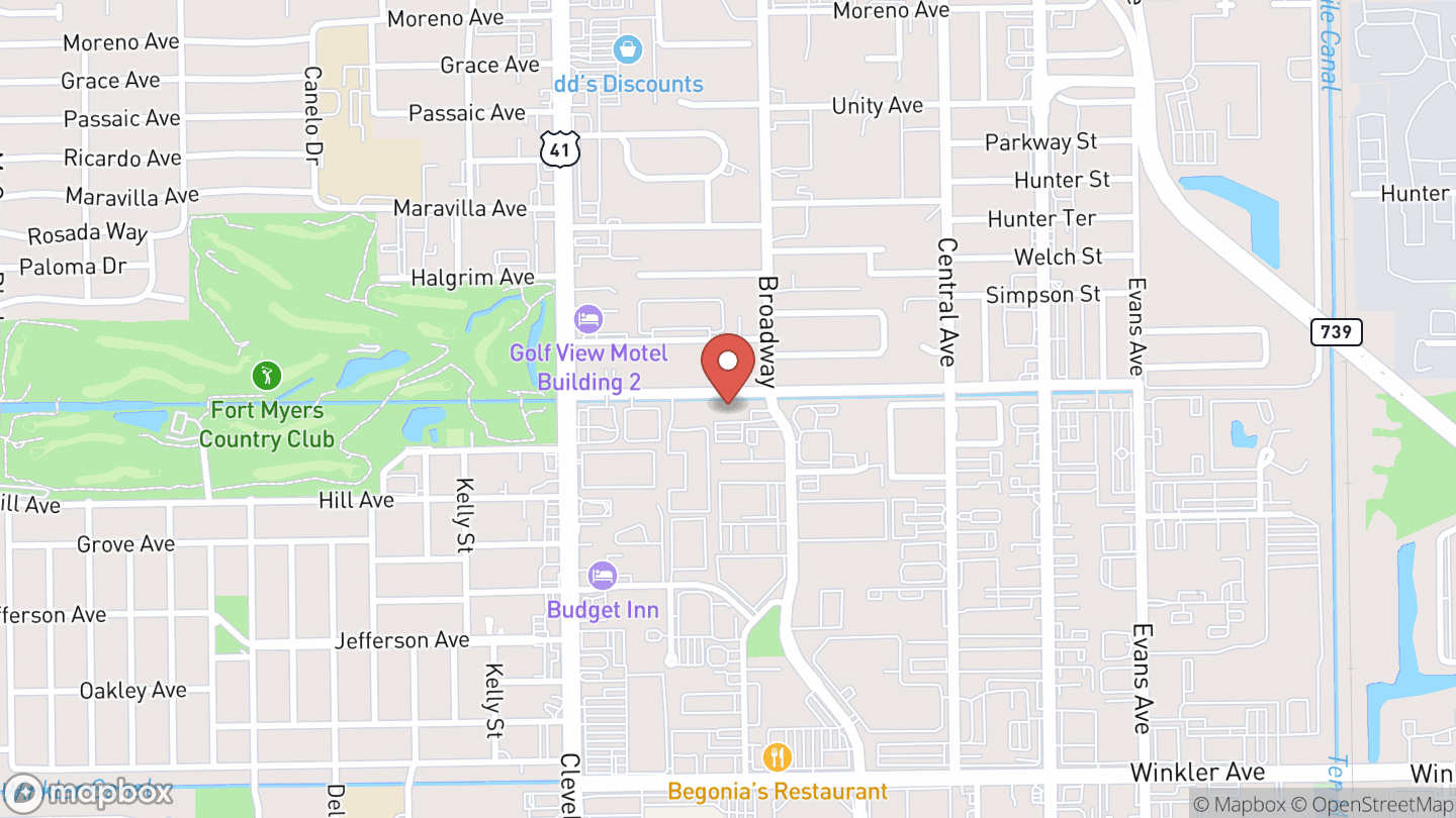 Map showing the location of Sports Performance - Session 1 (Afternoon)